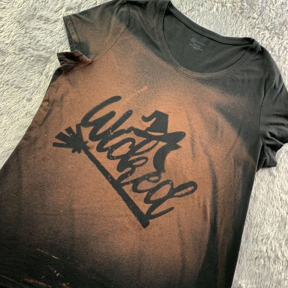 Wicked Shirt Youth XXXL Black Orange Witch Broom Broadway Movie Musical Graffiti